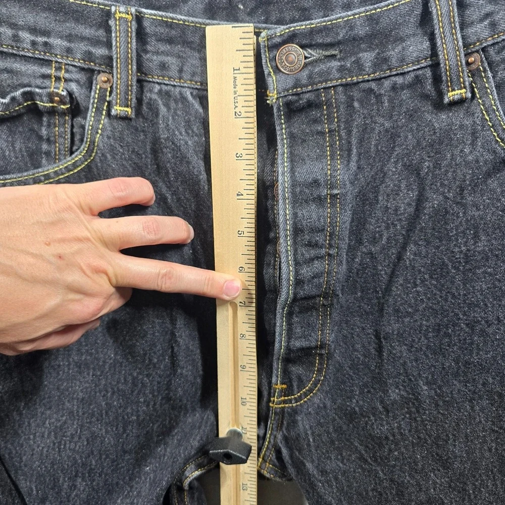 Levi's‎ 501 Button Fly Jeans Mens W40 L34 Dark Wash Straight Leg Made in Mexico